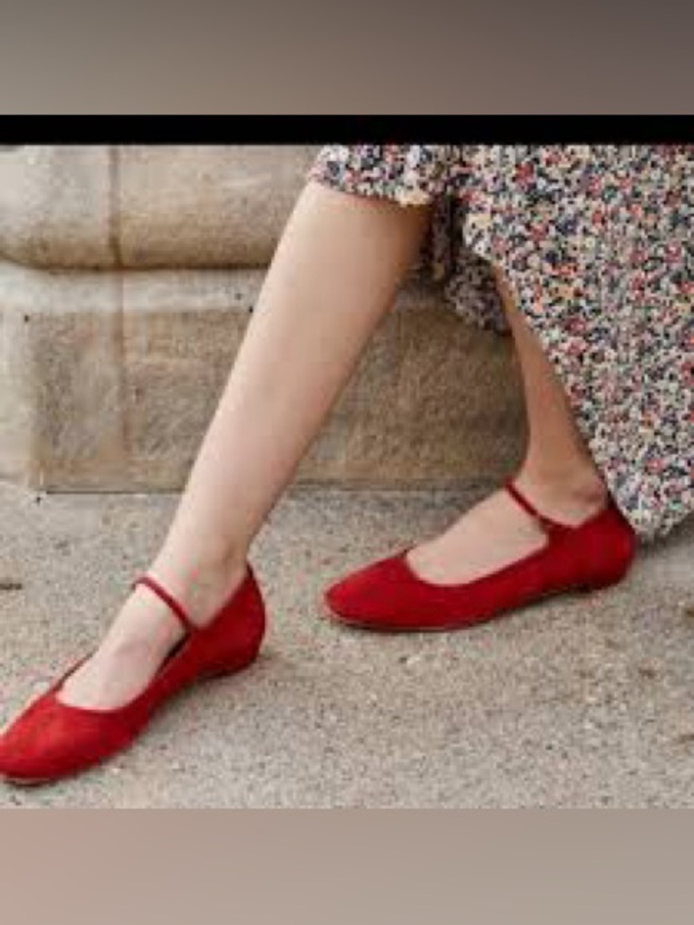 NWT Dôen Geraldine Mary Janes in Red Suede Euro 41 Women’s 10–10.5